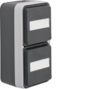 Hager WNC175 Steckdose SCHUKO 2-fach senkrecht mit...
