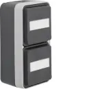Hager WNC175 Steckdose SCHUKO 2-fach senkrecht mit...
