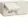 Hager WNC182B Steckdose SCHUKO 2-fach waagerecht mit Klappdeckel 4L AP Grau