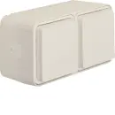 Hager WNC144B Steckdose SCHUKO 2-fach waagerecht mit...