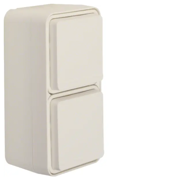 Hager WNC174B Steckdose SCHUKO 2-fach senkrecht eh mit...
