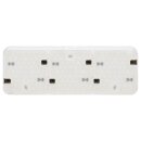 Hager WNC143B Steckdose SCHUKO 3fach waagerecht W.1 Polarweiß