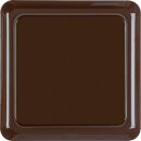Hager WWG1111BR SteckdoseSCHUKO mit Klappdeckel und Rahmen WGUP IP44 Braun
