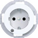 Hager WLS1463WG Steckdose SCHUKO LED mit Berührungsschutz R.Cl Polarweiß