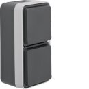Hager WNC174 Steckdose SCHUKO 2-fach senkrecht eh mit...