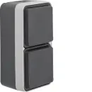 Hager WNC174 Steckdose SCHUKO 2-fach senkrecht eh mit...