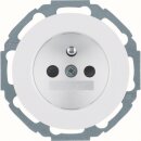 Hager WLS1600WG Steckdose mit Schutzkontaktstift mit...