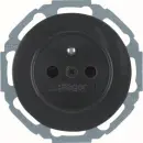 Hager WLS1600BG Steckdose mit Schutzkontaktstift mit...