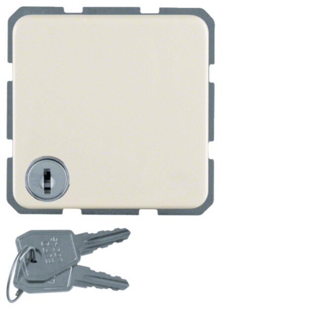 Hager WWS1115WP Steckdose SCHUKO mit Klappdeckel Schloss...