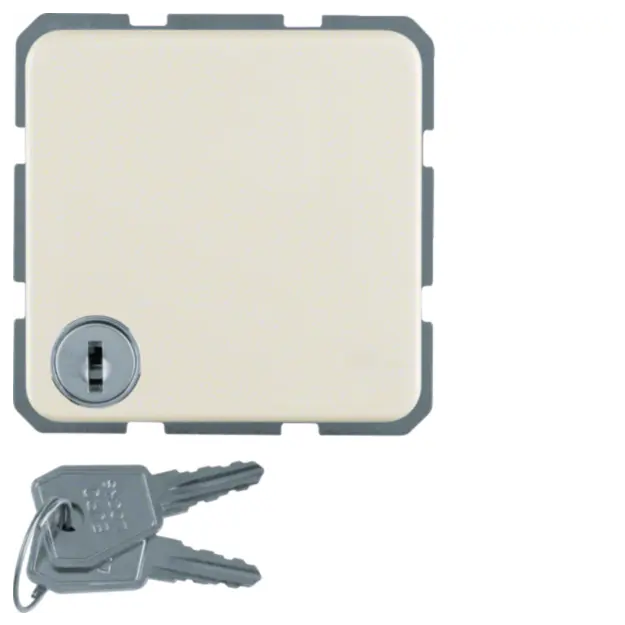 Hager WWS1115WP Steckdose SCHUKO mit Klappdeckel Schloss WG UP IP44 Weiß