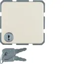 Hager WWS1115WP Steckdose SCHUKO mit Klappdeckel Schloss...