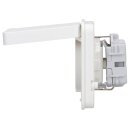 Hager WNA140B Steckdoseneinsatz SCHUKO mit Klappdeckel W.1 Polarweiß