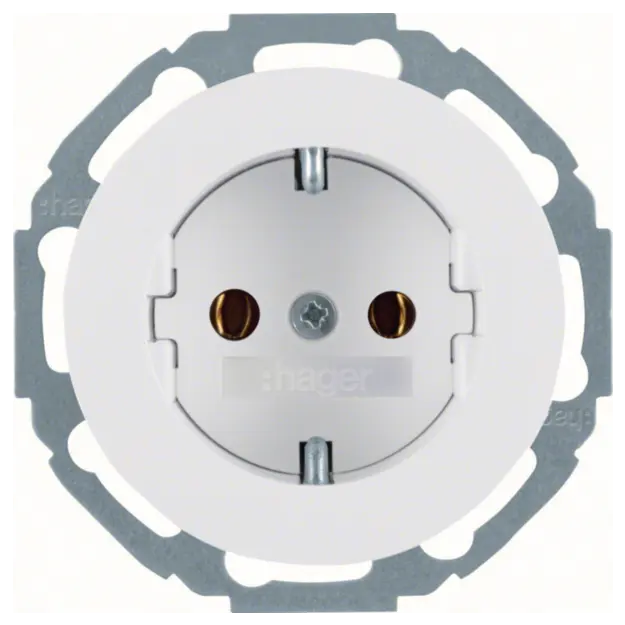 Hager WLS1300WG Steckdose SCHUKO Serie R.classic...
