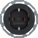 Hager WLS1300BG Steckdose SCHUKO Serie R.classic Schwarz