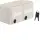 Hager WNC147B Doppelsteckd SCHUKO KD BF un Schl W.1 Polarweiß