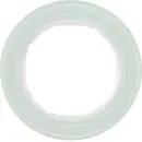 Hager WLD9100GW Rahmen 1fach R.Classic Glas Polarweiß