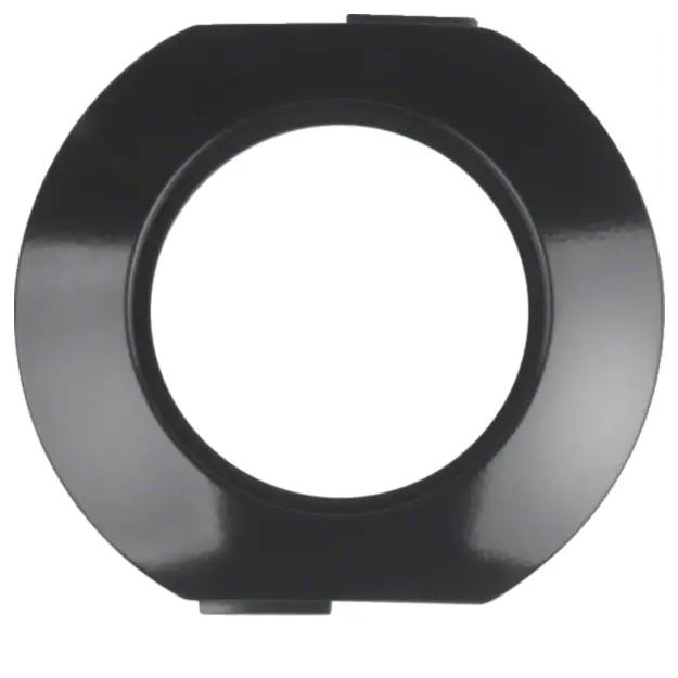 Hager WTD3372BG Rahmen 1-fach Serie 1930 Schwarz glänzend