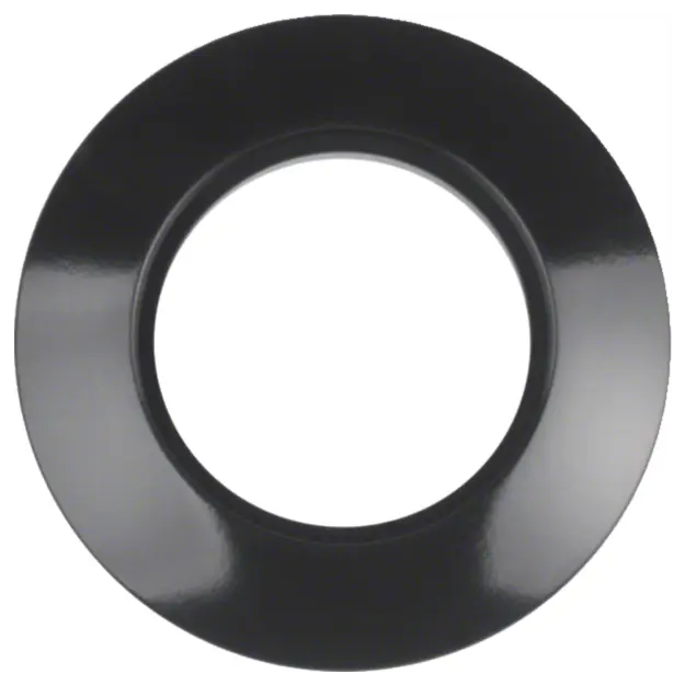 Hager WTD3100BG Abdeckrahmen Aufputz 1-fach Serie 1930 IP20 Schwarz glänzend