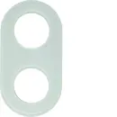 Hager WTD7200GWG Rahmen 2fach Serie Glas Polarweiß
