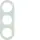 Hager WLD9300GW Rahmen 3fach R.Classic Glas Polarweiß