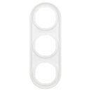 Hager WLD9300WG Rahmen 3fach R.Classic Polarweiß