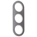 Hager WLD9300STW Rahmen 3fach R.Classic Edelstahl...