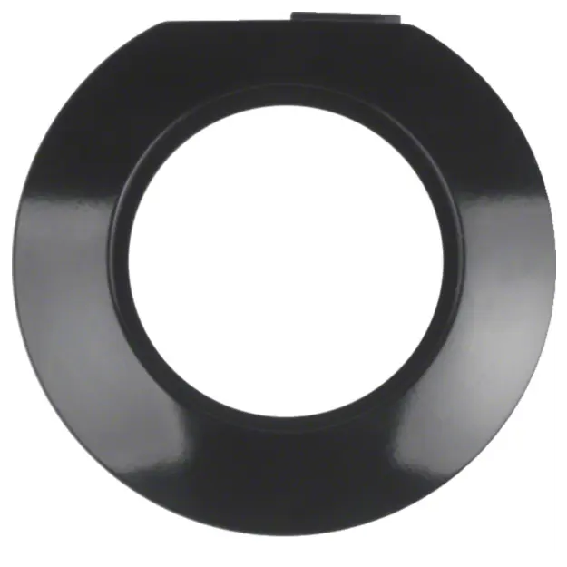 Hager WTD3371BG Abdeckrahmen Aufputz 1-fach Serie 1930 IP20 Schwarz glänzend