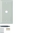 Hager WZD6100GT Glasabdeckplatte 1-fach klar System TS