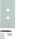 Hager WZD7200GW Glasabdeckplatte 2-fach Polarweiß...