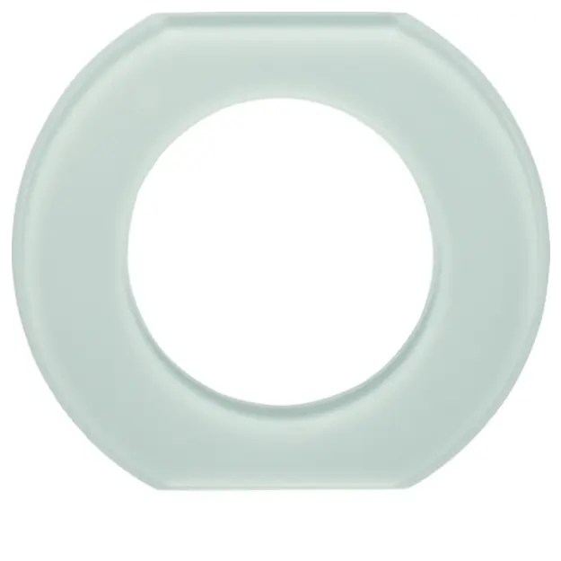 Hager WTD7172GWG Glasmittelrahmen 1fach Serie Glas Polarweiß