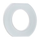Hager WTD7172GWG Glasmittelrahmen 1fach Serie Glas Polarweiß