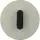 Hager WTD9131STB Abdeckplatte mit Knebel R.Clas Edelstahl Schwarz