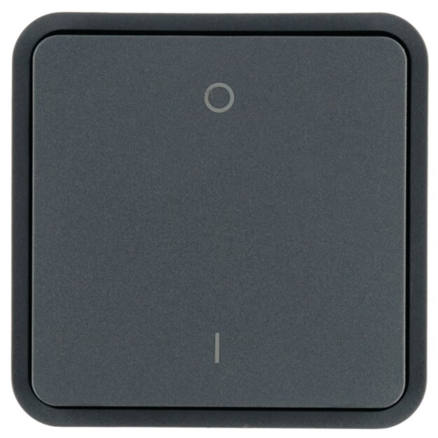 Hager WNT932 Wippe 1-fach Taster BA 0/1 AP W.1 Polarweiß
