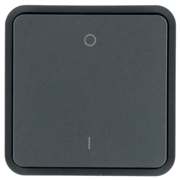 Hager WNT932 Wippe 1-fach Taster BA 0/1 AP W.1 Polarweiß