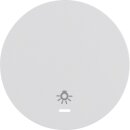 Hager WLW1332WG Wippe mit klarer Linse und Symbol Licht...