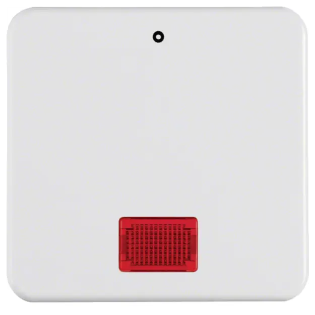 Hager WWW1314PW Wippe mit Linse Aufdruck 0 WG UP IP44 Polarweiß