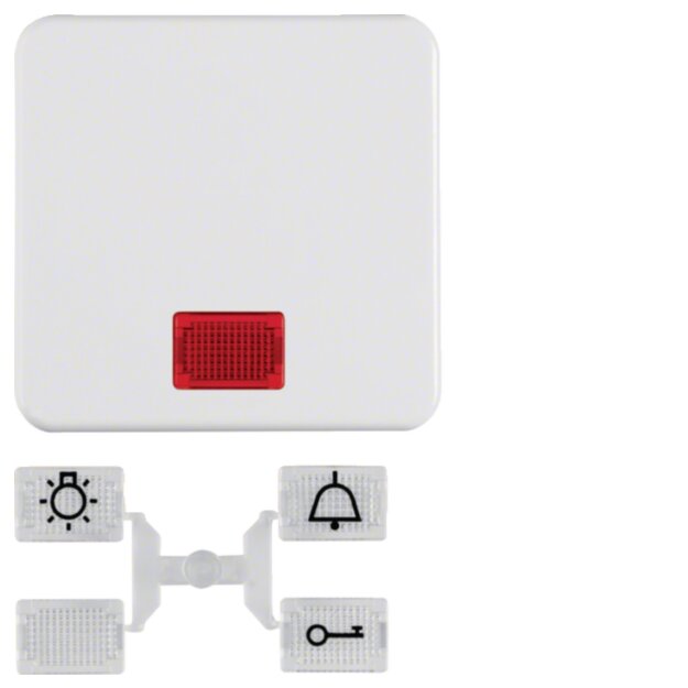 Hager WWW1336PW Wippe mit 5 Linsen WG UP IP44...