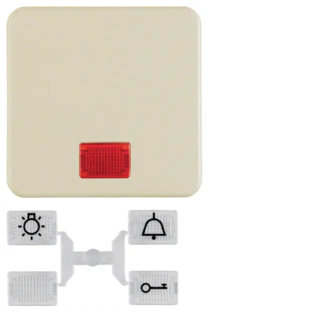 Hager WWW1336WP Wippe mit 5 Linsen WG UP IP44 Weiß