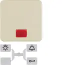 Hager WWW1336WP Wippe mit 5 Linsen WG UP IP44 Weiß