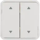 Hager WNT974B Wippe 2-fach Taster BA 0/1 AP W.1 Grau