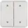 Hager WNT974B Wippe 2-fach Taster BA 0/1 AP W.1 Grau