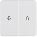 Hager WWW2001PW Wippe 2-fach Aufdruck Pfeil WG UP IP44...