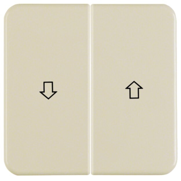 Hager WWW2001WP Wippe 2-fach Aufdruck Pfeil WG UP IP44...