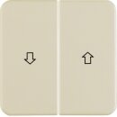 Hager WWW2001WP Wippe 2-fach Aufdruck Pfeil WG UP IP44...