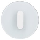 Hager WTD9131GW Abdeckplatte mit Knebel R.Clas Glas Polarweiß