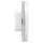 Hager WTD9131GW Abdeckplatte mit Knebel R.Clas Glas Polarweiß