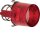 Hager WTF5285R Tasterknopf Drucktaster E10 1930/Glas Rot