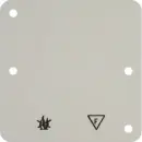 Hager WVA1761WP Bodenplatte für AP-Rahmen 1fach 82x82mm