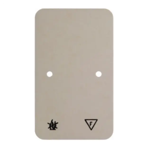 Hager WVA1762WP1 Bodenplatte für AP-Rahmen 2fach 61x120mm