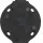 Hager WTA1700BG Bodenplatte S1930 Schwarz